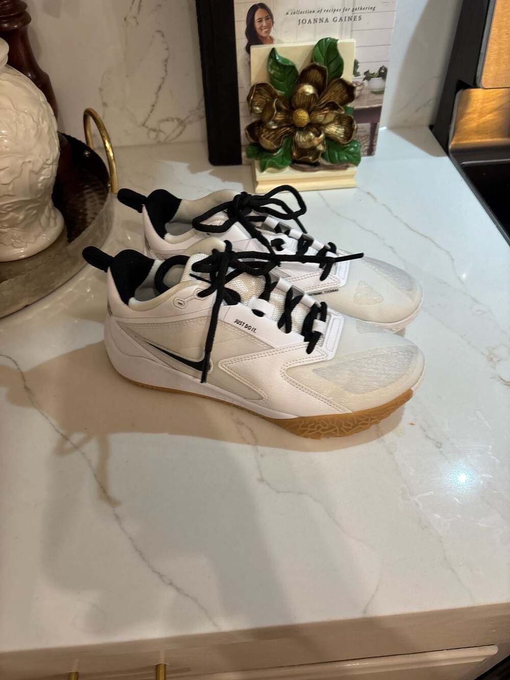 Nike Air Zoom Hyperace 3 White Gum Volleyball Shoes Size 5